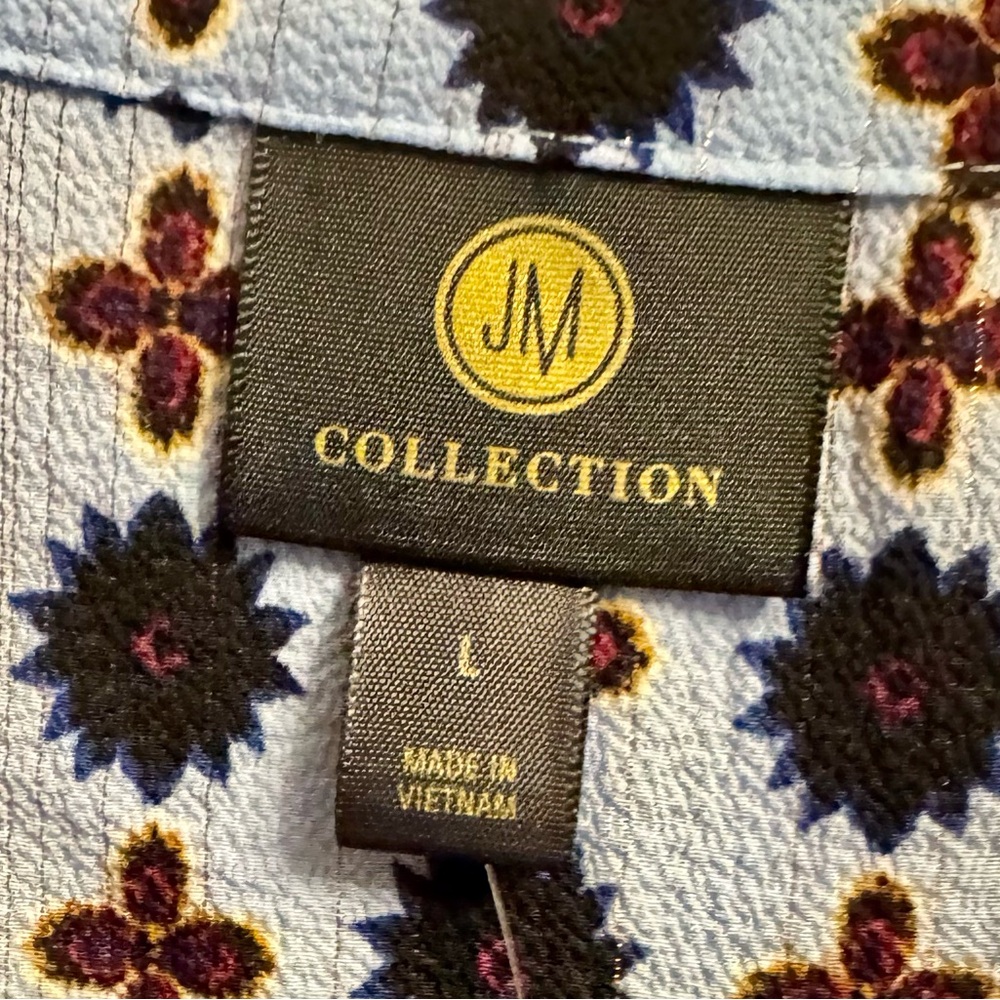 JM Collection Multicolor Patterned Top - Picture 7 of 16